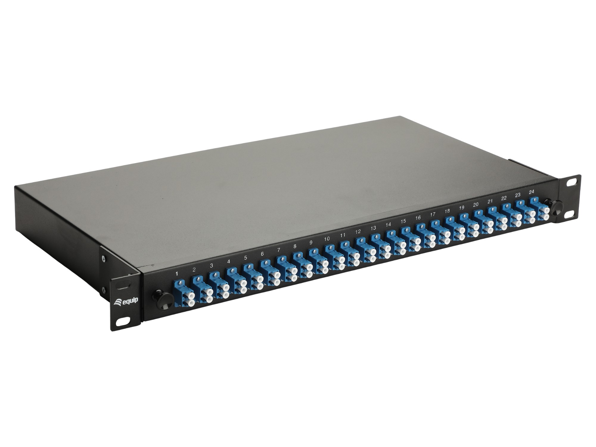 EU Product - LWL-Splei�kasten 24-Port LC-Duplex OS2 1U komplett  sw thumbnail