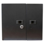 4Cabling Lockable 2 Door FOBOT Wall Enclosure | Up to 48 Fibres (48 x LC or 24 x SC/ST)