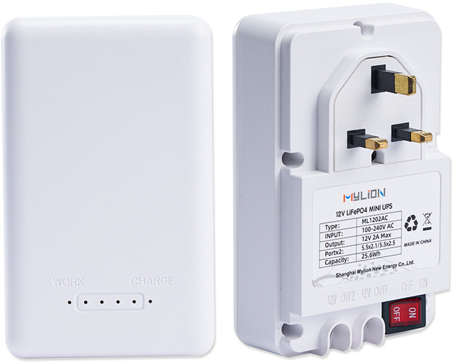 25.6Wh/80000mAh Mini UPS with inbuilt UK plug
