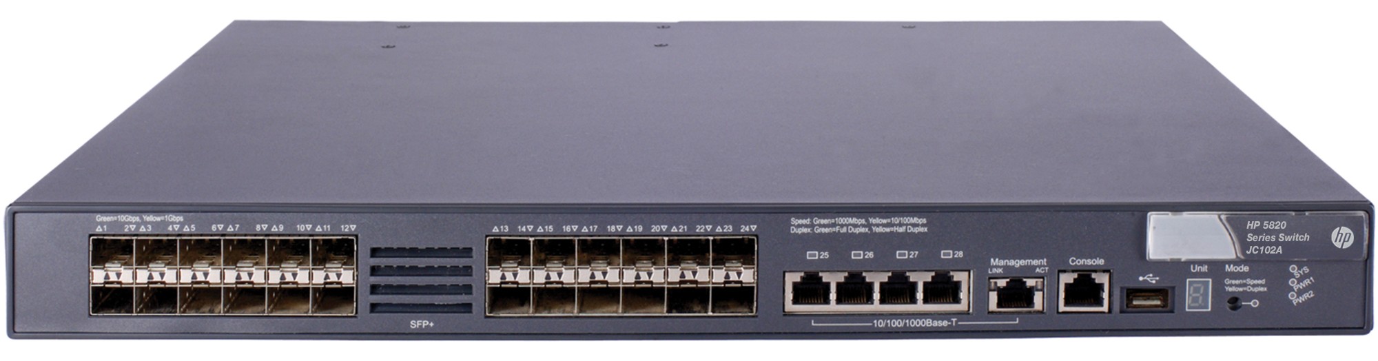 HPE JC102-61101 4-Port 1U Network Switch