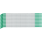 Brady SCN-09-A cable marker Black, White Nylon 300 pc(s)