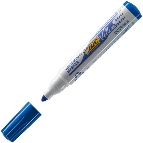 Photos - Felt Tip Pen BIC Whiteboard Velleda ECOlutions 1701 marker 12 pc(s) Blue 904938 