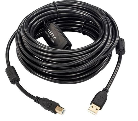 Microconnect USBAB15B-ACTIVE USB cable USB 2.0 15 m USB A USB B Black
