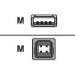 Lexmark 2 metre USB cable USB-kabel 2 m