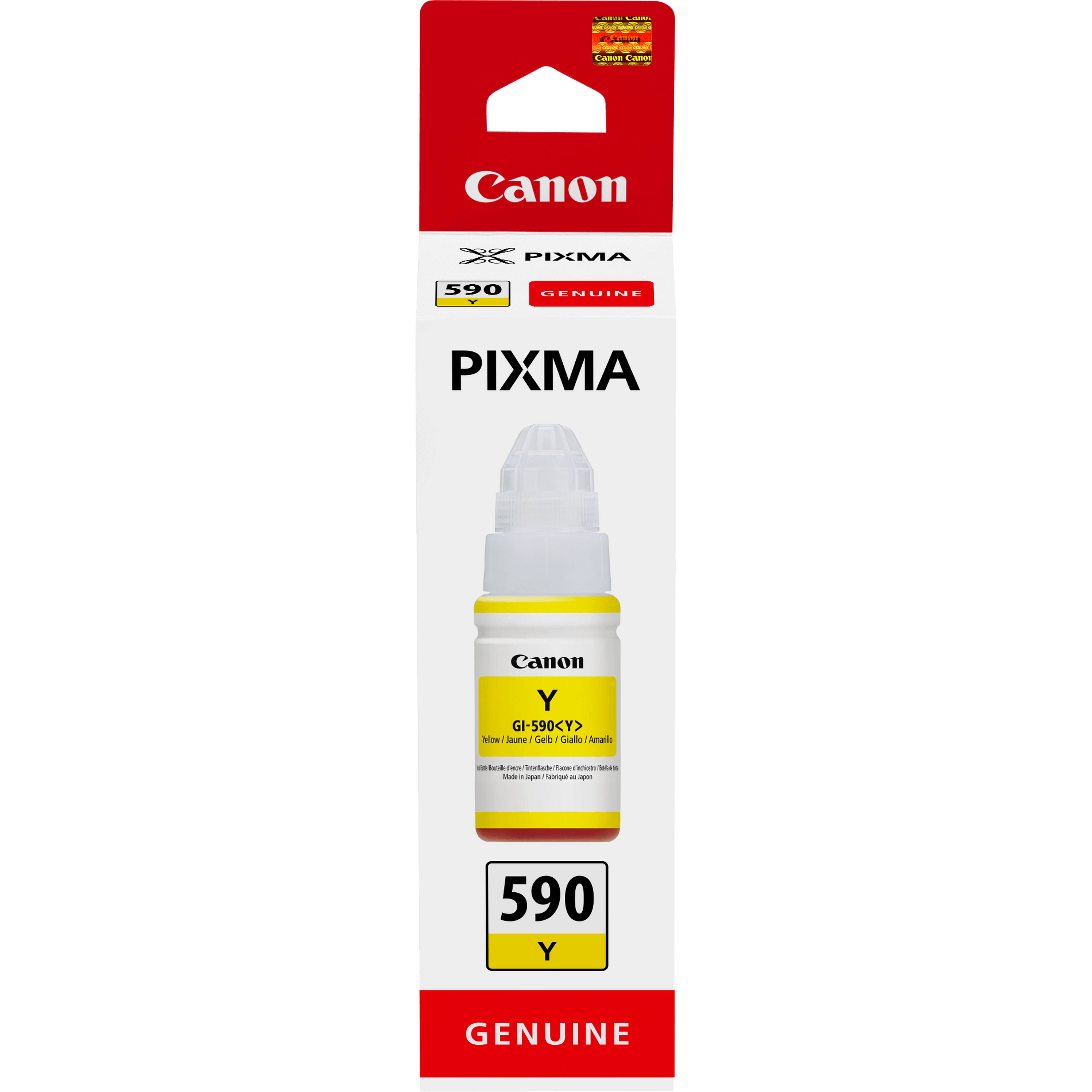 Image of Canon 1606C001/GI-590Y Ink bottle yellow, 7K pages 70ml for Canon...
