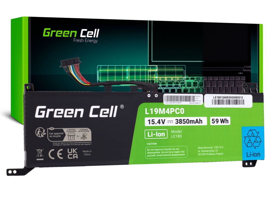 EU Product - Battery L19M4PC0 for Lenovo Legion 5P Series Laptops thumbnail