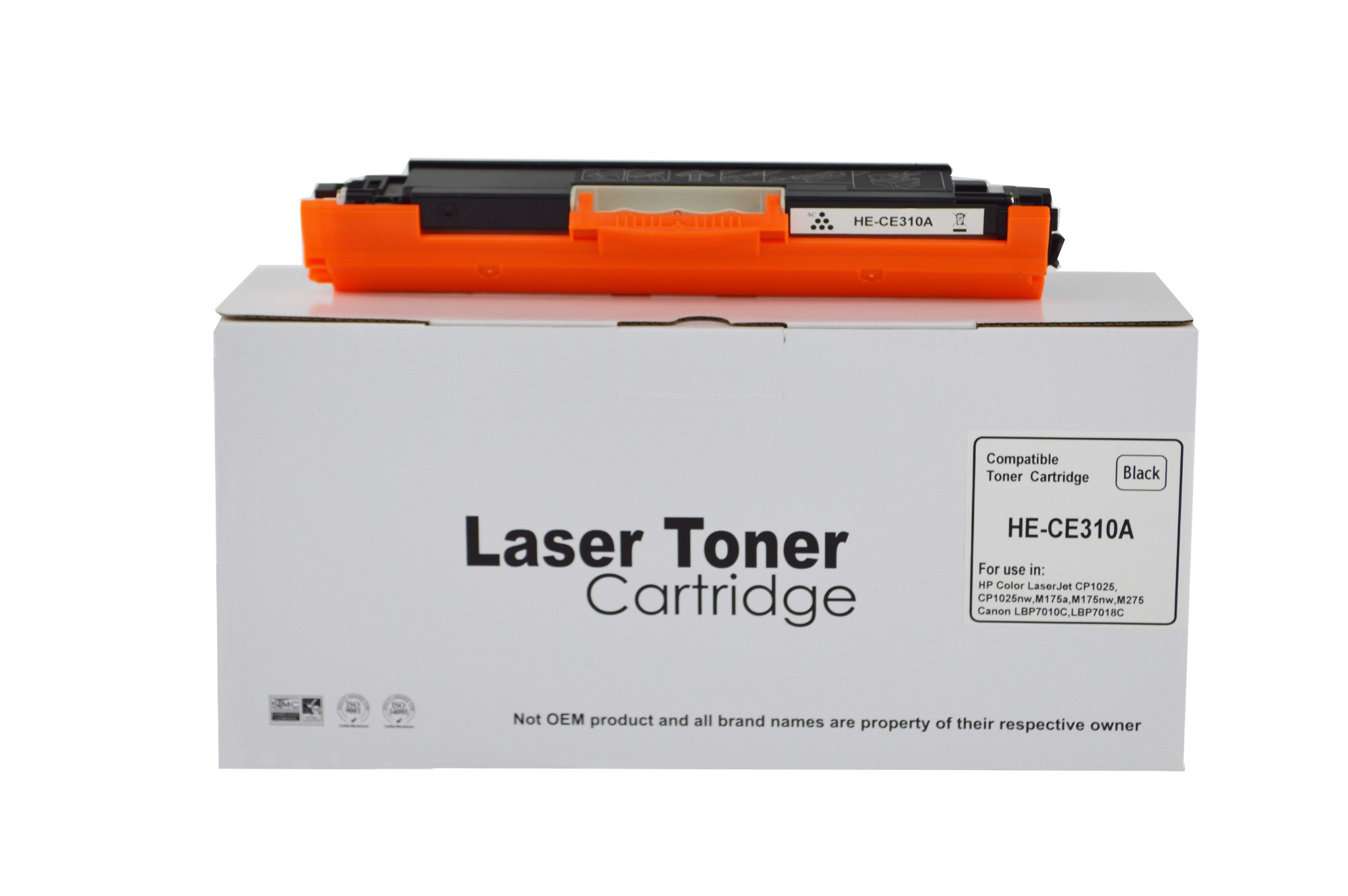 Image of CTS Wholesale Compatible HP CE310A Black Toner Ctg also for 126A Canon