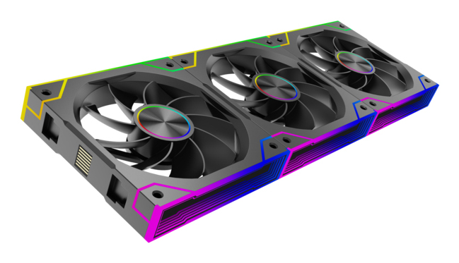 Xilence Gaming Series XPF360R.ARGB Computer case Fan 12 cm Black 3 pc(s)