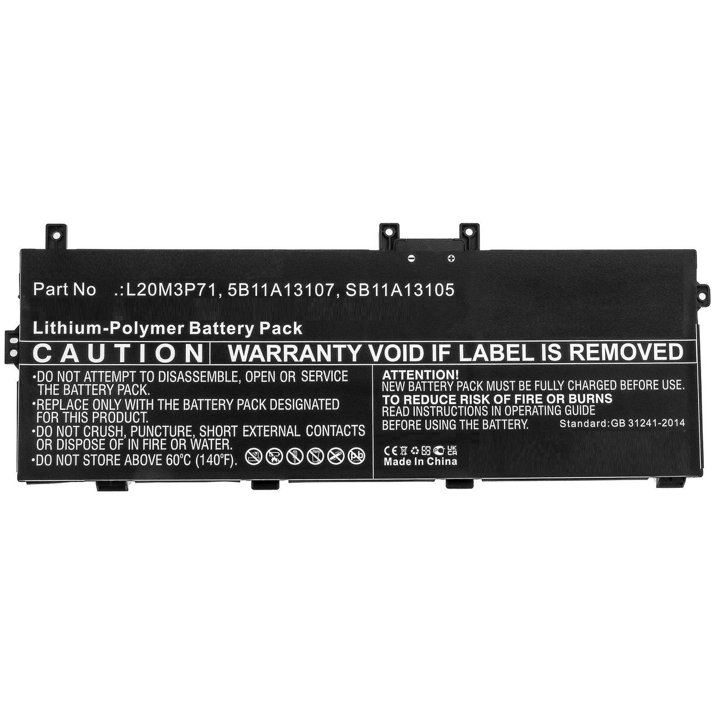 Image of CoreParts 5B11A13107-CP laptop spare part Battery