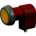 Schwaiger SPS6810R 511 low noise block downconverter (LNB) Rood