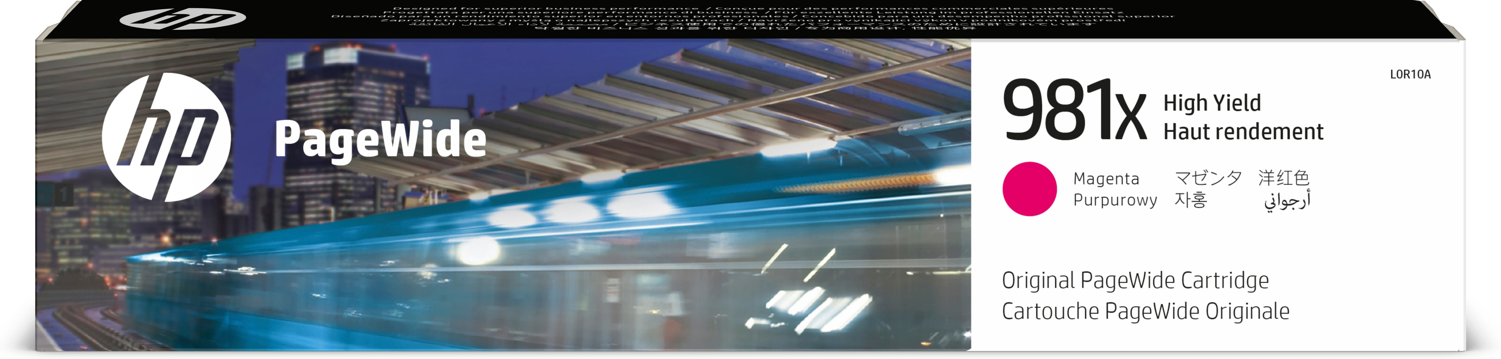 Image of HP L0R10A/981X Ink cartridge magenta, 10K pages ISO/IEC 19798...