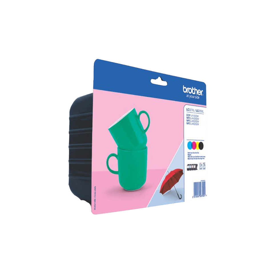 Brother LC227XL Inkjet Cartridge HY CMYK Multipack LC227XLVALBP