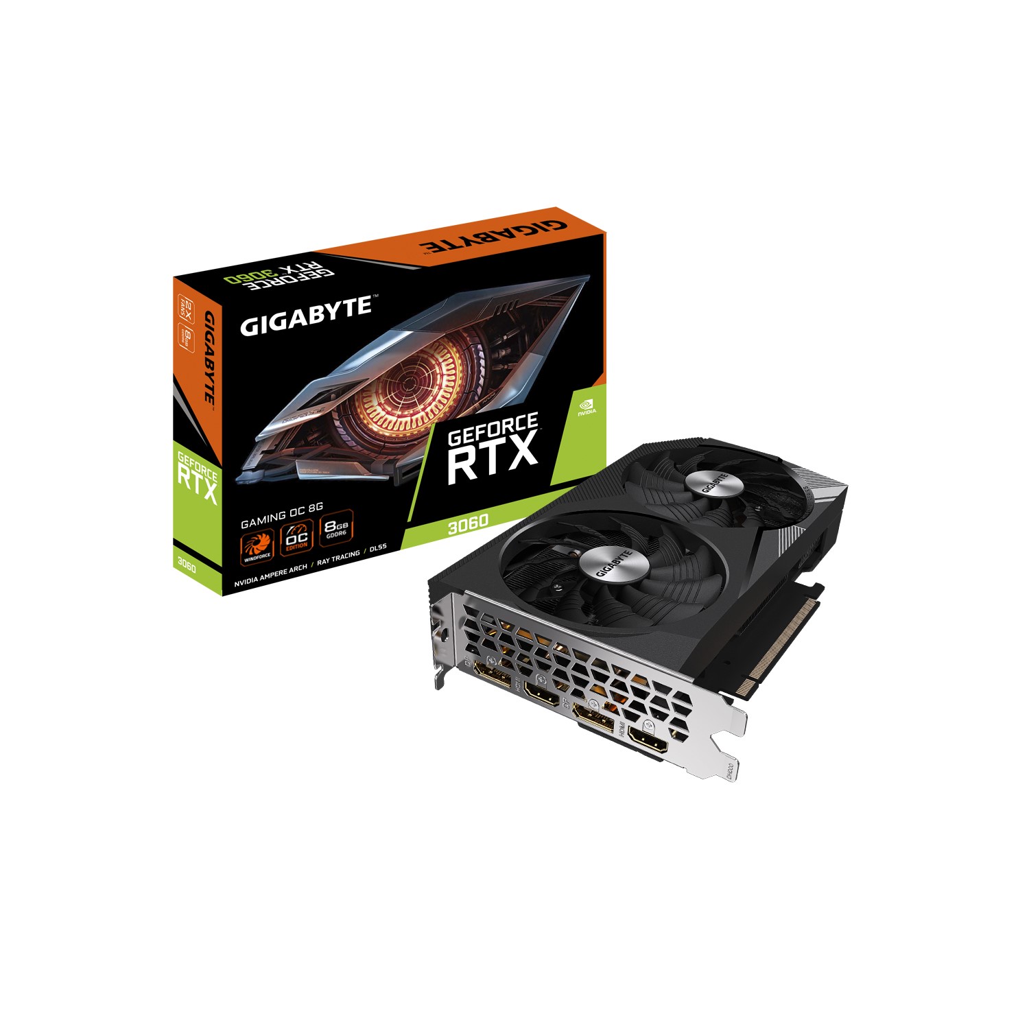 Gigabyte GeForce RTX 3060 OC 8GB GDDR6 Graphics Card