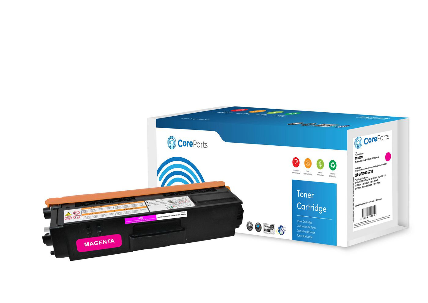 Image of CoreParts QI-BR1005ZM toner cartridge 1 pc(s) Compatible Magenta