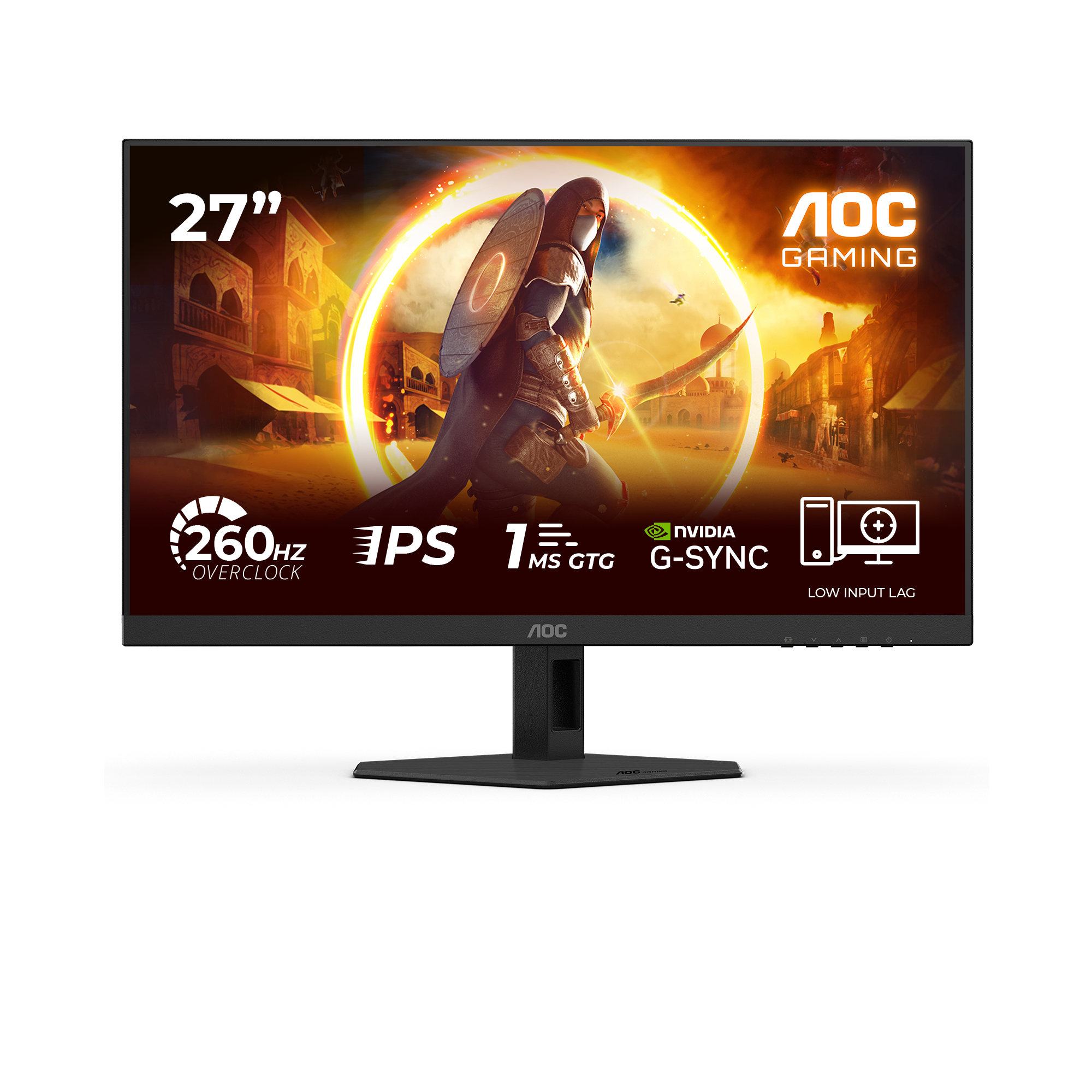 Aoc Black/Red G4 27G4zre Computer Monitor 68.6 Cm (27") 1920 X 1080 Pixels