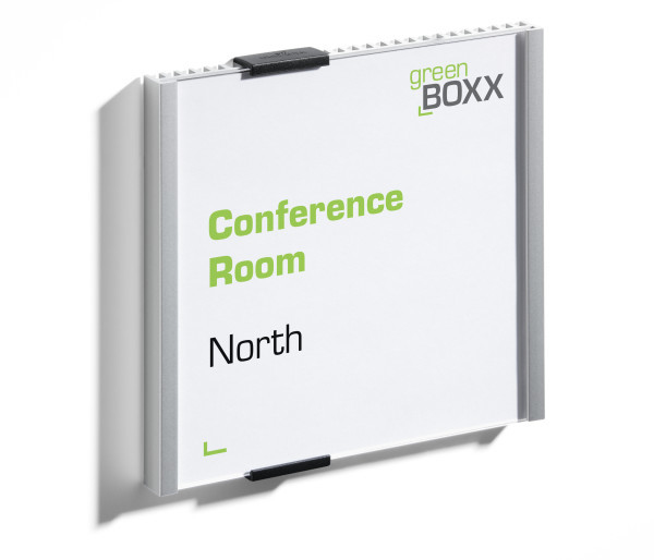 Image of Durable INFO SIGN Sign holder 15 x 15cm Acrylic, Aluminium Silver
