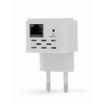 Gembird WNP-RP300-03 bridge & repeater Netwerkrepeater 300 Mbit/s Wit