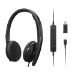 Lenovo 4XD1M45626 headphones/headset Kopfhörer Kabelgebunden Kopfband USB Typ-C Schwarz