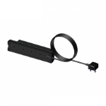 Unicol 4-Way Power Socket - UK power extension 4 m 4 AC outlet(s) Indoor Black