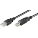 Microconnect USBAB03B USB cable USB 2.0 0.3 m USB A USB B Black