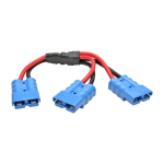 Tripp Lite 48VDCSPLITTER power cable Black, Red 11.8" (0.3 m) 2-pin terminal block