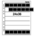 Hama Negative Sleeves, 24 x 36 mm, Glassine matt photo album White 7 sheets