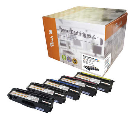 Peach PT556 toner cartridge 5 pc(s) Black, Cyan, Magenta, Yellow
