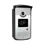 ACTi R61C-30 video intercom system 1 MP Black, Silver