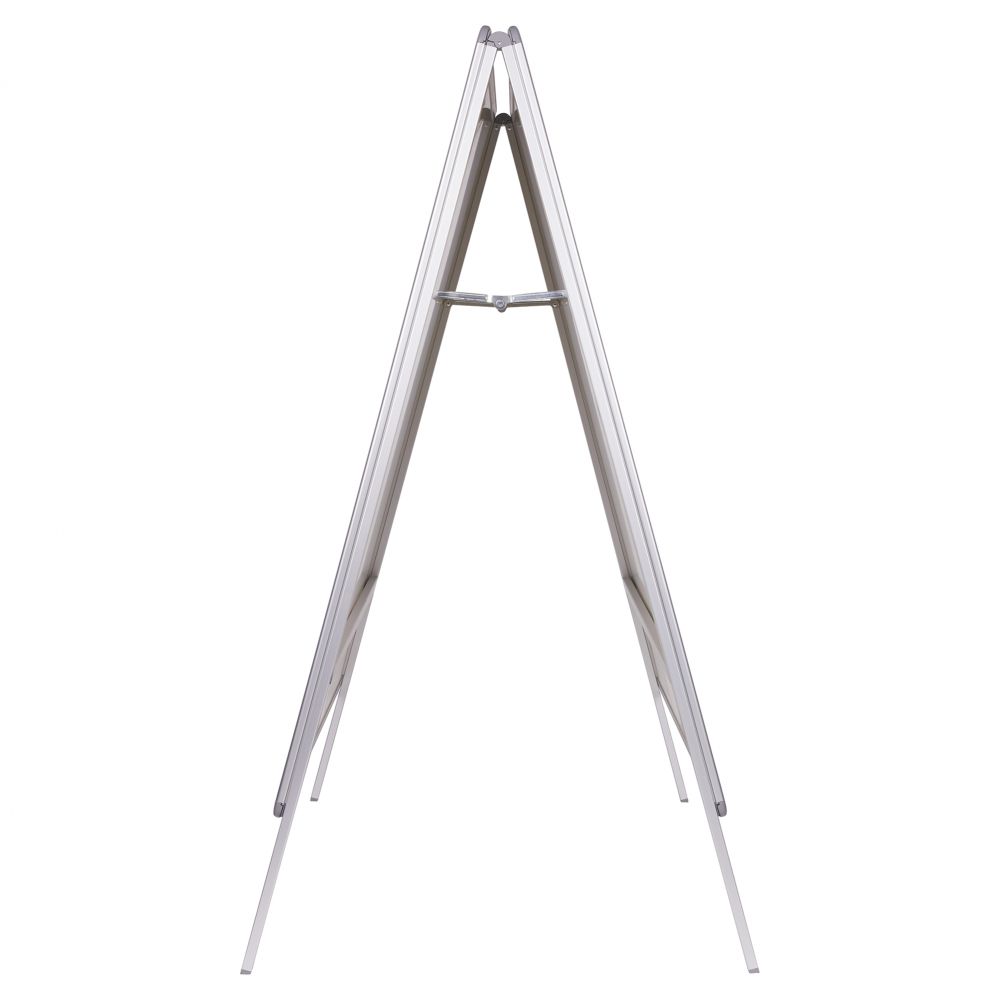 Nobo A0 A-Frame Pavement Display Board with Snap Frame, Aluminium