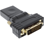 InLine HDMI to DVI Adapter HDMI female / DVI male flexible gold plated 4K2K
