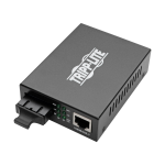 Tripp Lite N785-INT-SC Gigabit Multimode Fiber to Ethernet Media Converter, 10/100/1000 SC, International Power Supply, 1310 nm, 2,000 m (6,561 ft.)