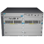 HPE 8206-44G-PoE+-2XG v2 zl Managed L3 Gigabit Ethernet (10/100/1000) Power over Ethernet (PoE) 6U Black, Grey