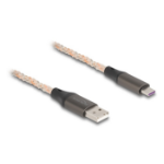 DeLOCK USB 2.0 Cable Type-A to USB Type-C with RGB illumination 1 m