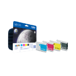 Brother LC-1000VALBP Ink cartridge multi pack Bk,C,M,Y Blister 500pg + 3x400pg Pack=4 for Brother DCP 130 C/MFC 5460