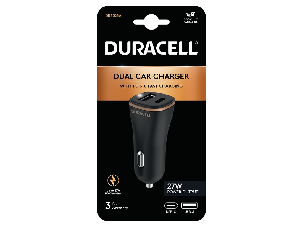 Duracell DR6026A Mobile Device Charger Black