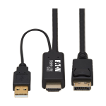 Tripp Lite P567-01M video kabel adapter 1 m HDMI + USB DisplayPort Zwart