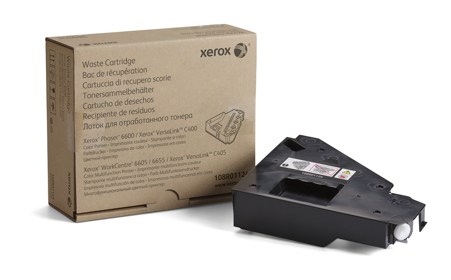 Image of Xerox 108R01124 Toner waste box, 30K pages for Xerox Phaser...