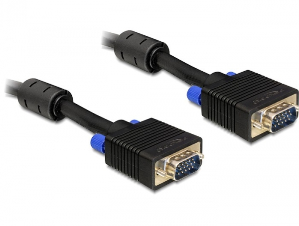 DeLOCK 15m VGA cable VGA (D-Sub) Black