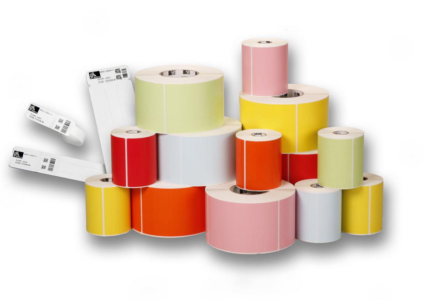 Image of Zebra Z-Band 4000, Zebra, wristbands, 25.4x279.4mm, 3 rolls/box