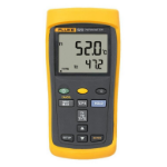 Fluke FLUKE-52-2 60HZ handheld thermometer Yellow, Gray °C, F, K -210 - 1200 °C Built-in display