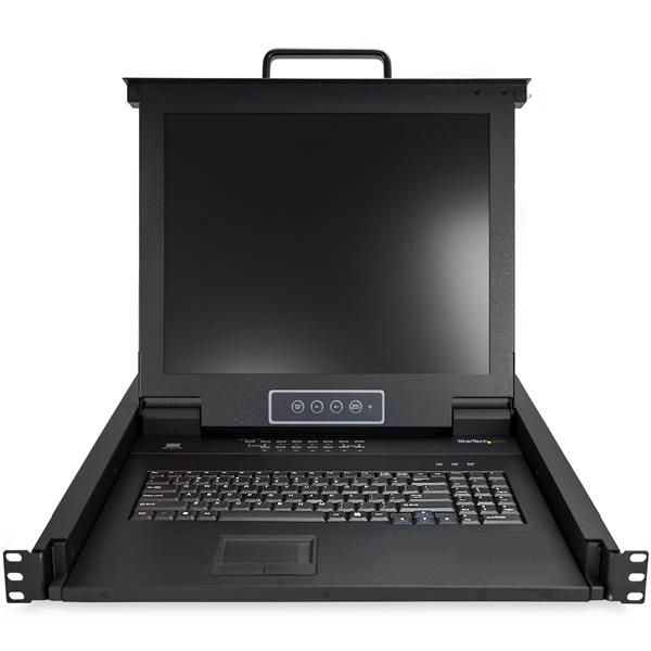 StarTech.com 16-Port Rackmount KVM Console with 17 Display