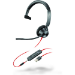 POLY Blackwire 3315 USB-A Headset, für Microsoft Teams zertifiziert