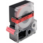 Epson Label Cartridge Pastel LC-6RBP9 Black/Red 24mm (9m)