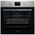 AEG 3000 Series Air Fry Electric Single Oven - Stainless Steel