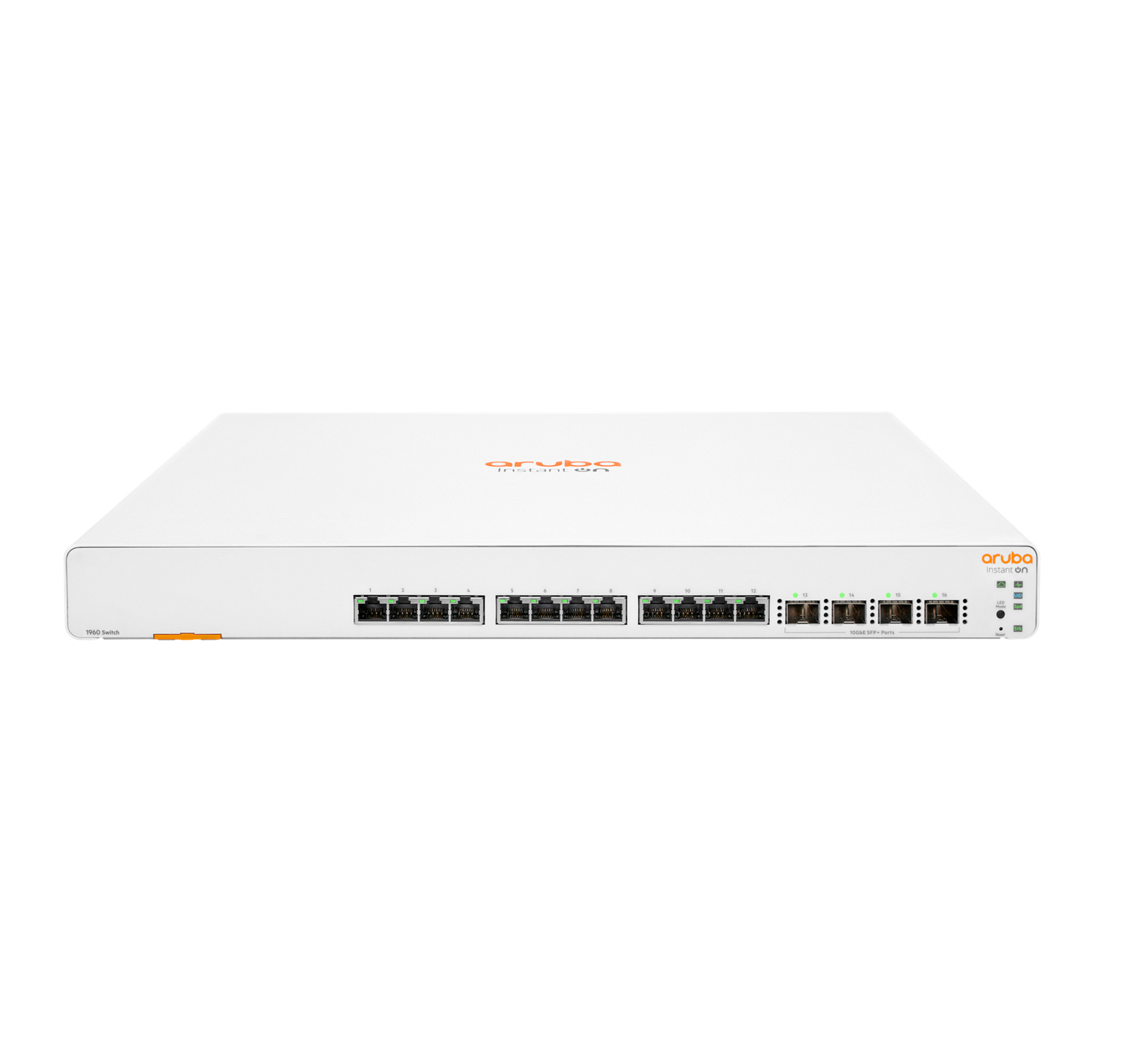 HPE Aruba Networking Aruba Instant On 1960 12XGT 4SFP+ Managed L2+ Gigabit Ethernet (10/100/1000) 1U