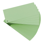 Herlitz 10843506 divider Cardboard Green 100 pc(s)
