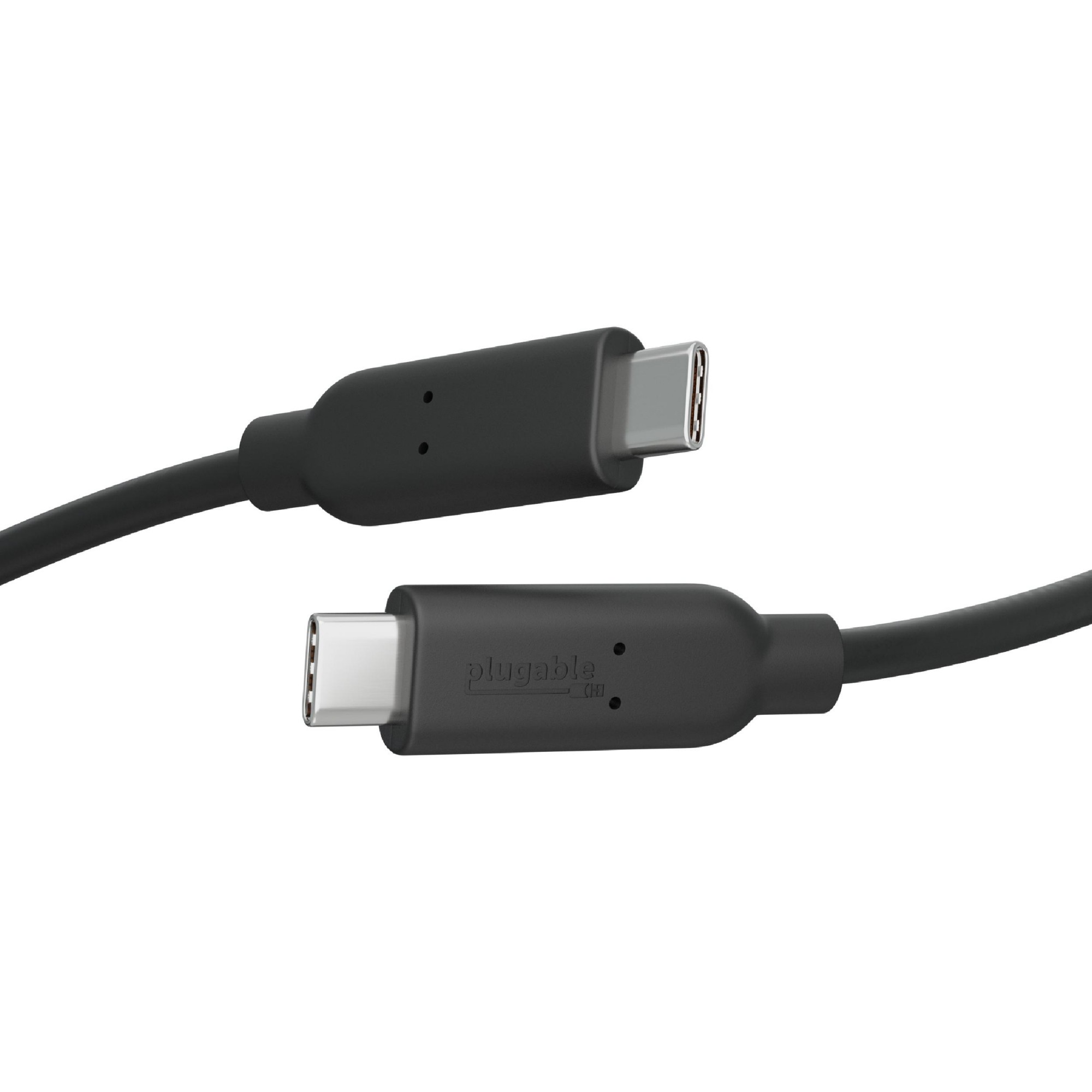 Photos - Cable (video, audio, USB) Plugable Technologies 10Gbps USB C to USB C Cable, 3.3 feet , USB(1 Meter)