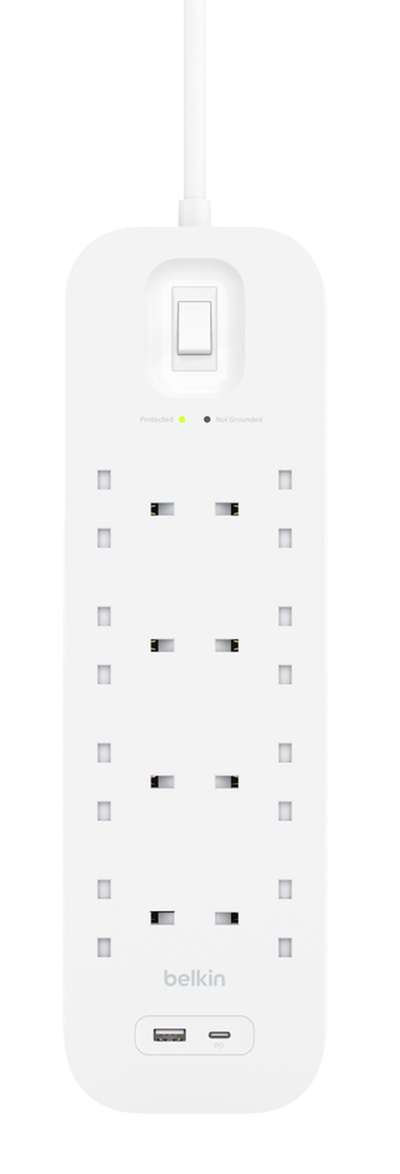 Belkin Connect White 8 AC outlet(s) 2 m