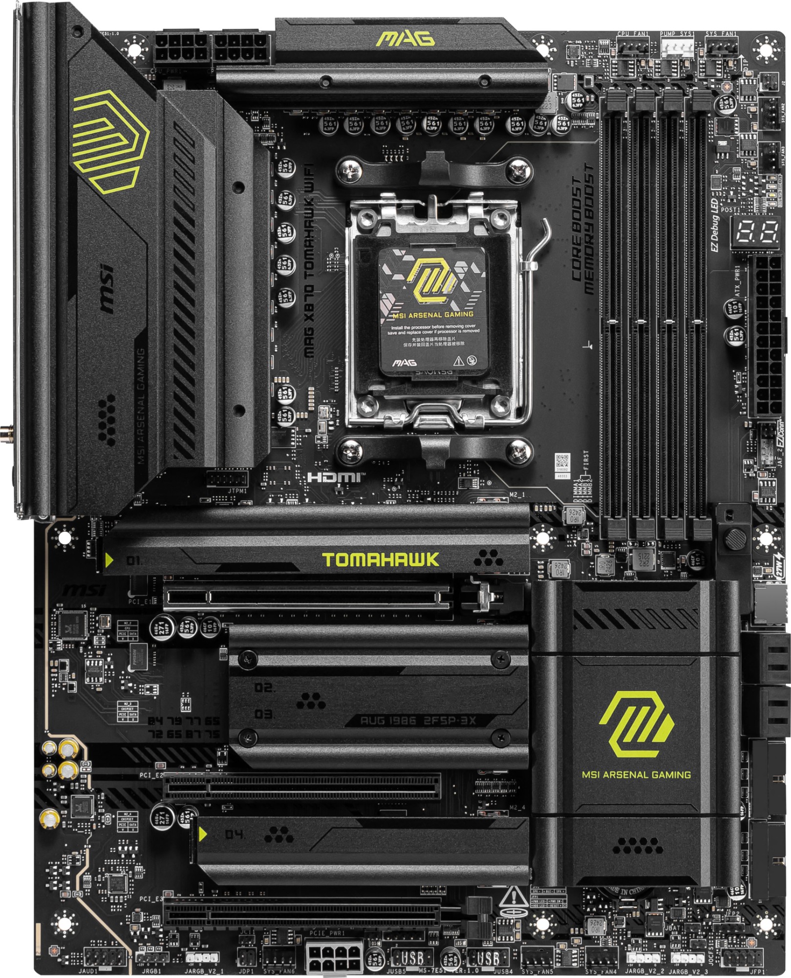 MAG X870 TOMAHAWK WIFI MSI AM5 MAG X870 TOMAHAWK WIFI