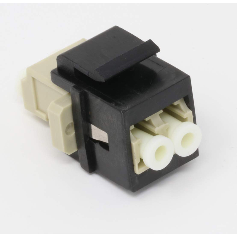 Image of FDL LC MULTIMODE DUPLEX FIBRE KEYSTONE MODULE - BEIGE